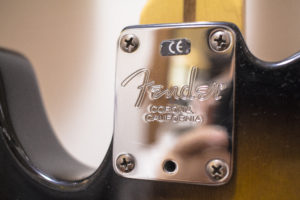 Telecaster Fender neckplate