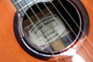 Ballabio - chitarra liuteria classica