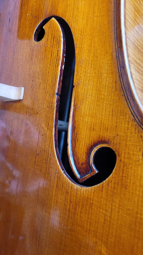 Violoncello tedesco artigianale fatturato J.P Guivier