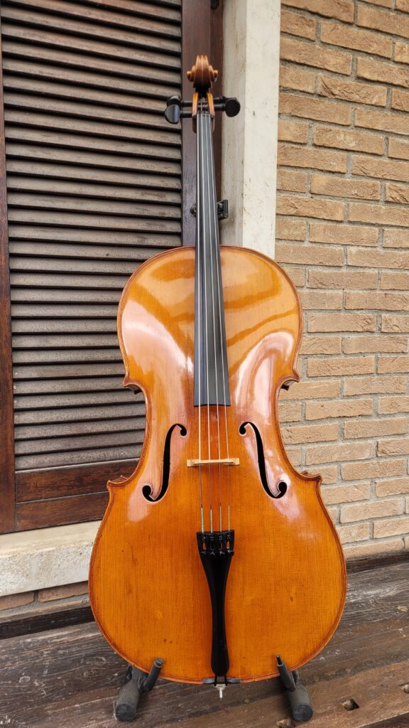 Violoncello tedesco artigianale fatturato J.P Guivier