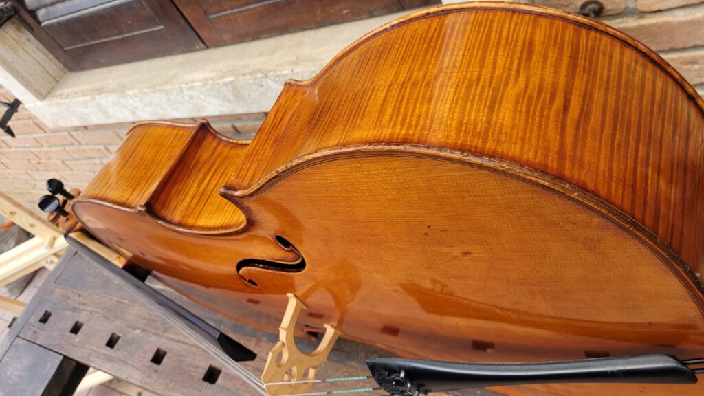 Violoncello tedesco artigianale fatturato J.P Guivier