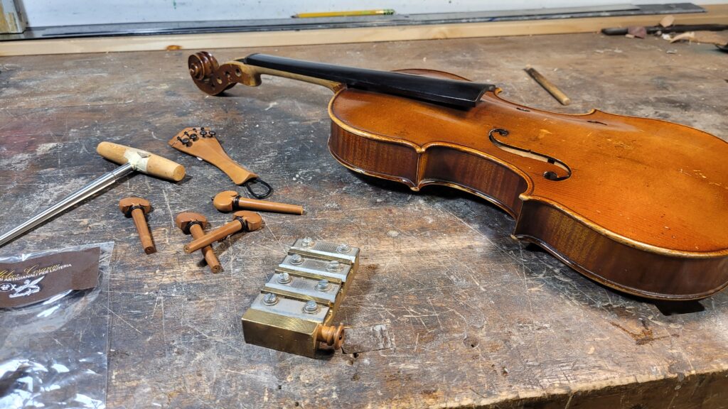 Violini antichi restaurato