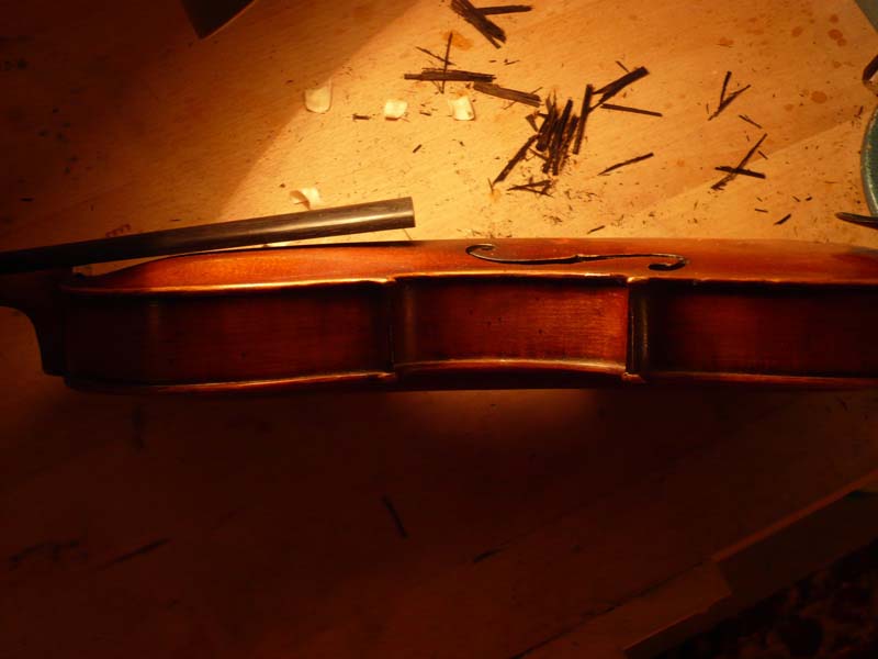 Violino Maggini restauro